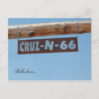Hello from... Rt. 66 Postcard