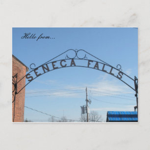 Hello from... Seneca Falls, NY Postcard
