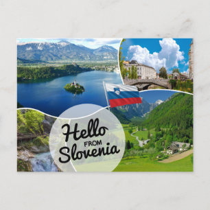 Hello From Slovenia Postcard