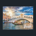 Hello From Venice, Italy Postcard<br><div class="desc">This unique postcard features a photograph of the beautiful and iconic city of Venice,  Italy. You are welcome to change all the available options as you wish.</div>