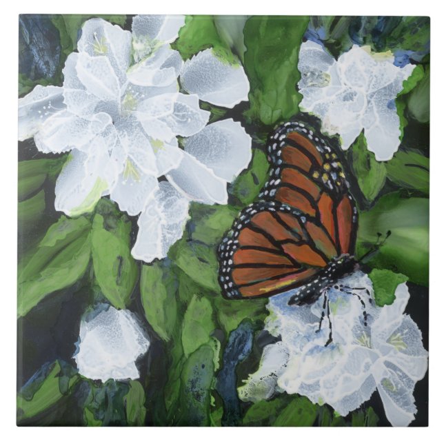 Hello Garden Ceramic Tile (Front)