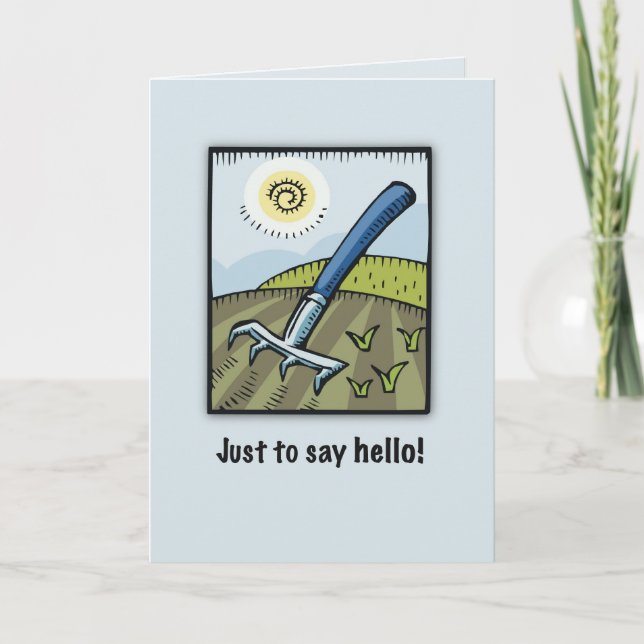 Hello Gardener Card (Front)