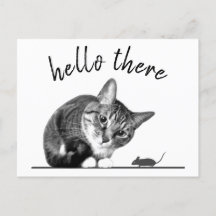 Hello & Goodbye Cat and Mouse cute funny cat