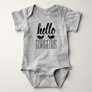 'Hello Gorgeous' Baby One Piece Baby Bodysuit