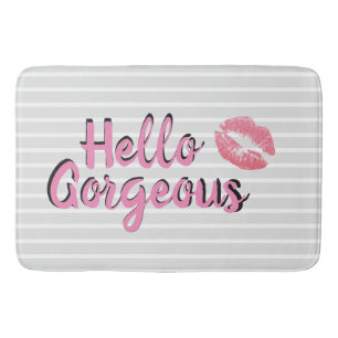 Hello Gorgeous Bath Mat