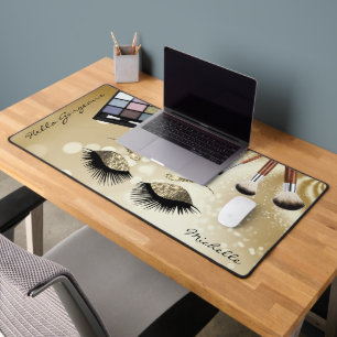 Hello Gorgeous - Beautiful Eyes - Personalise  Desk Mat