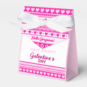 Hello Gorgeous Galentine’s Day Cute Pink Heart Favour Box