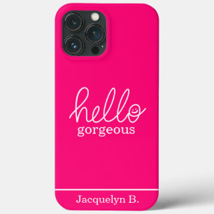 Hello Gorgeous Signature iPhone 13 Pro Max Case