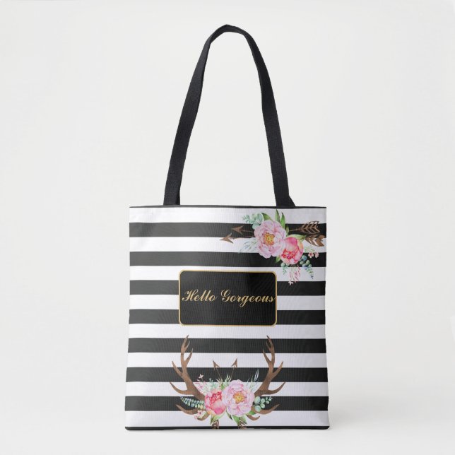 Hello Gorgeous Tote Bag (Front)