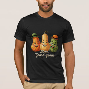 Hello Gourd-geous Funny Pun T-Shirt
