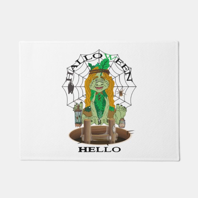 Hello Halloween Doormat (Front)