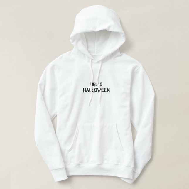 Hello Halloween  Hoodie (Design Front)