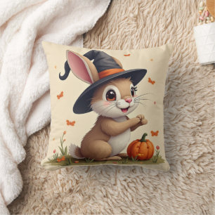 Hello Halloween rabbit Cushion