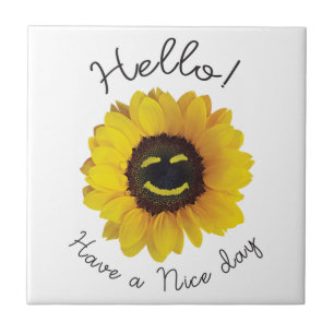 Hello ! Have a nice day Ceramic Tile