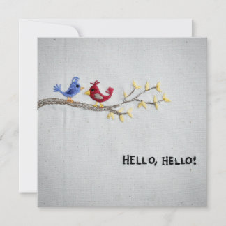 Hello Hello Greeting Card