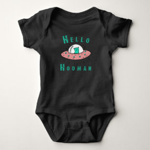 Hello Hooman Human Baby Bodysuit