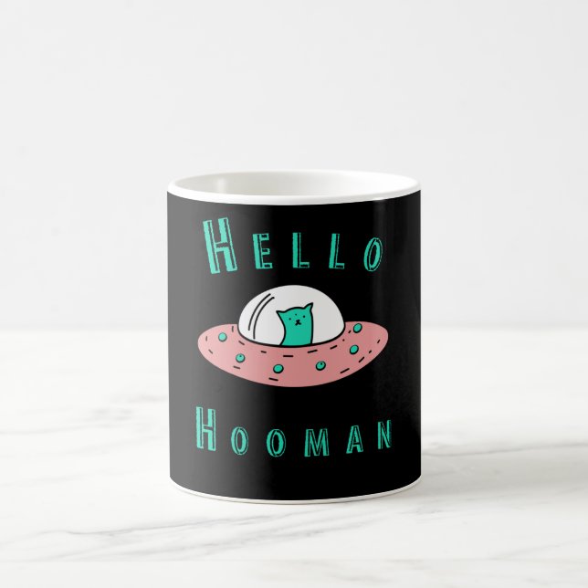 Hello Hooman Human Coffee Mug (Center)