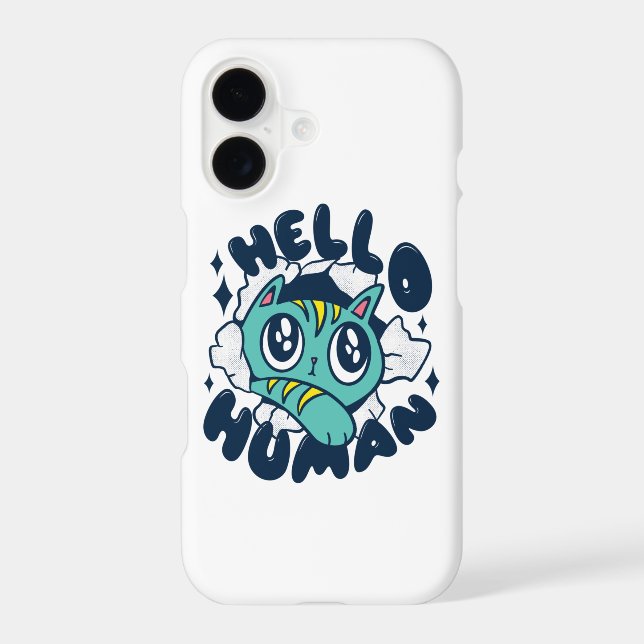 Hello human Cute Cat (Back)