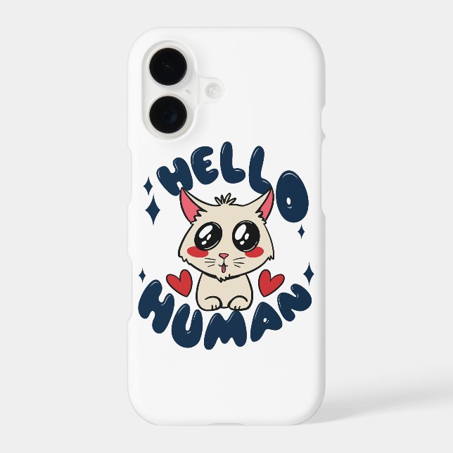Hello human Cute Cat (Back)