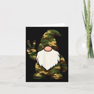 Hello Hunting Season Christmas Camouflage Camo Gno Card