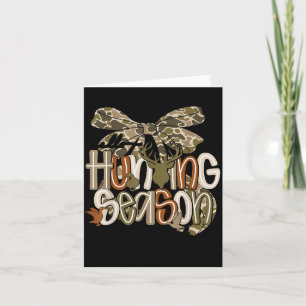 Hello Hunting Season Goodbye Husband Funny Deer  Card