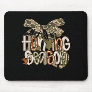 Hello Hunting Season Goodbye Husband Funny Deer Mouse Pad