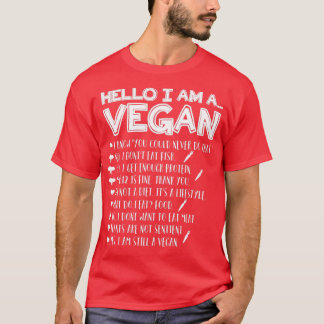 Hello I am a vegan T-Shirt