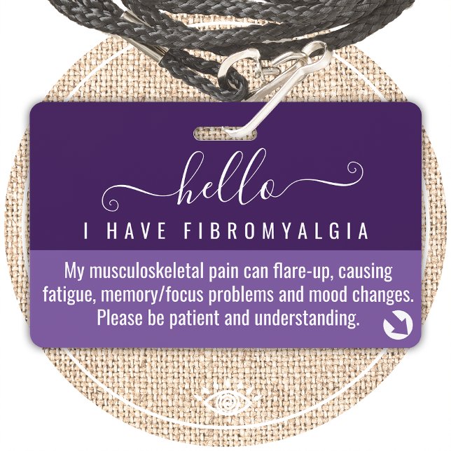 hello i have FIBROMYALGIA disability id ID Badge (Creator Uploaded)