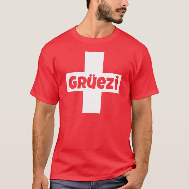 Hello I'm Swiss Gruezi T-Shirt (Front)