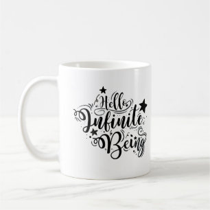 Hello infinite Being funky stars Coffee Mug