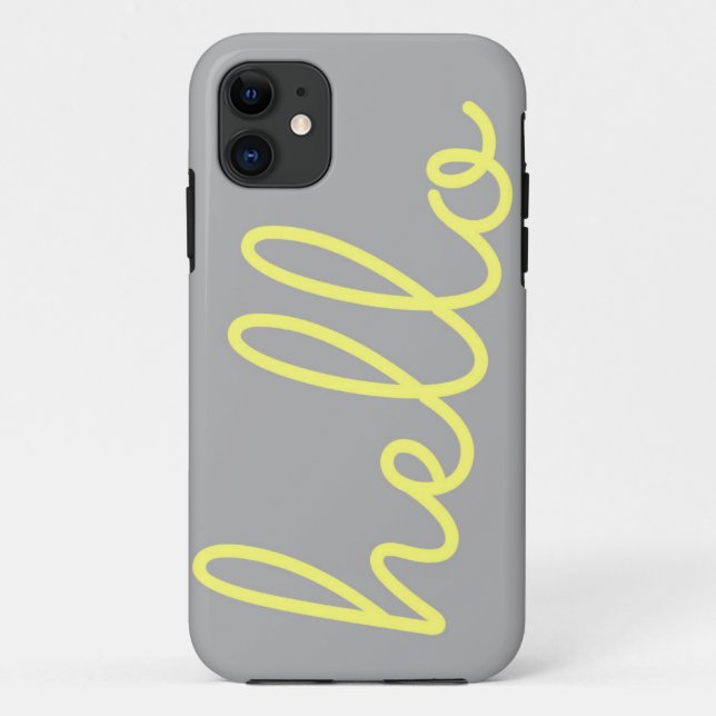 Hello iPhone Case (Back)