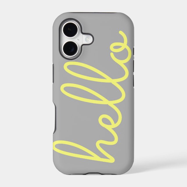 Hello iPhone Case (Back)