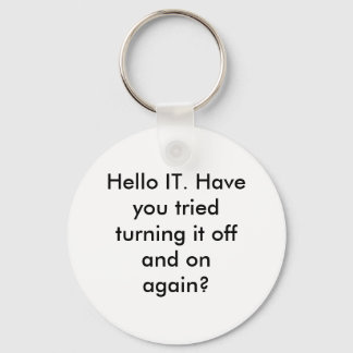 Hello IT Keychain
