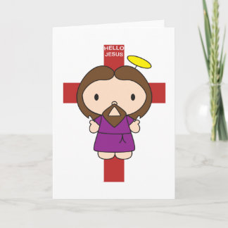 Hello Jesus Card