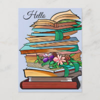 Hello, Keeping in Touch | Stack of Books