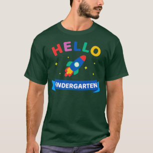 Hello kindergarten 1st day back to school for teac T-Shirt