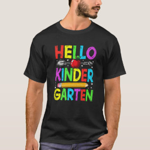 Hello Kindergarten Back To School First Day Kids B T-Shirt
