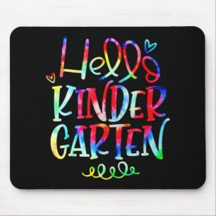 Hello Kindergarten Back To School Gifts For Teache Mouse Pad