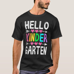 Hello Kindergarten Back To School Men Women Boy Gi T-Shirt