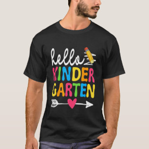 Hello Kindergarten Back To School Men Women Boy Gi T-Shirt