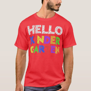 Hello Kindergarten  Back To School  T-Shirt