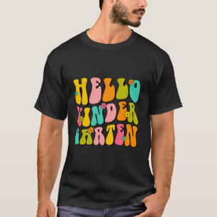Hello Kindergarten Back To School Teacher Kids T-Shirt