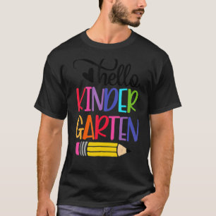 Hello Kindergarten Back To School Teacher Student T-Shirt
