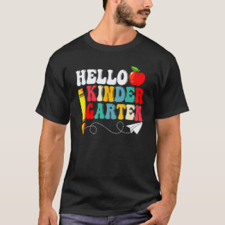 Hello Kindergarten Back To School Teacher Student T-Shirt