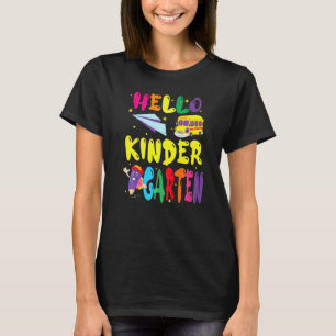 Hello Kindergarten Back To School Teacher Student T-Shirt
