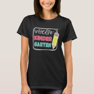 Hello Kindergarten Back To School Teacher Student T-Shirt