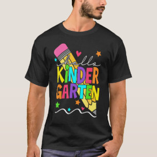 Hello Kindergarten Back To School Teacher Student T-Shirt