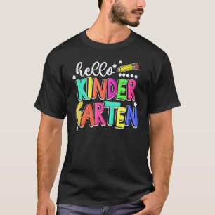 Hello Kindergarten Back To School Teacher Student T-Shirt