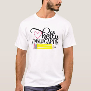 Hello Kindergarten Back To School Teacher Student T-Shirt