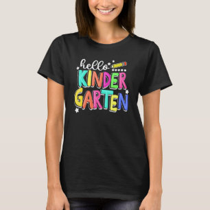 Hello Kindergarten Back To School Teacher Student T-Shirt